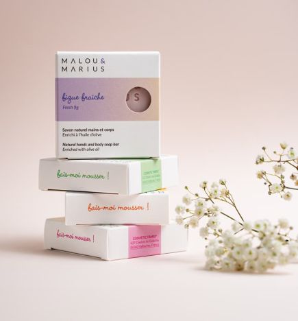 Natural Body Soap / Nourishing / Olive Oil - Fresh Fig