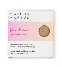 Soap with Sweet Almond Oil, Tiare Flower Scent / Nourishing