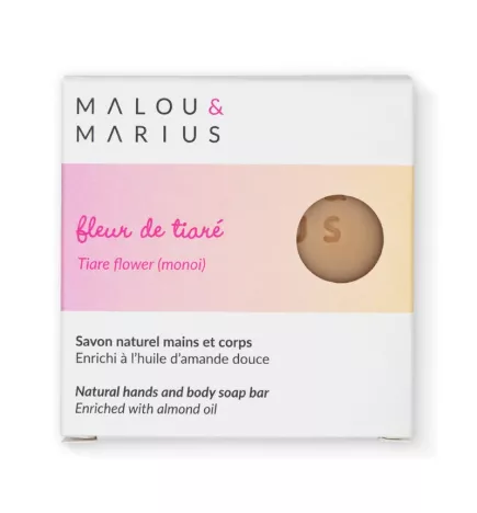 Soap with Sweet Almond Oil, Tiare Flower Scent / Nourishing