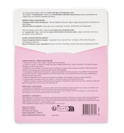 Masque bio-cellulose éclaircissant pour un teint lumineux et un grain de peau parfait. Hydrate, protège et réduit les taches.