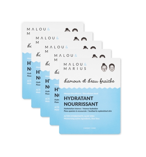 cure de 5 masques hydratant et nourrissant