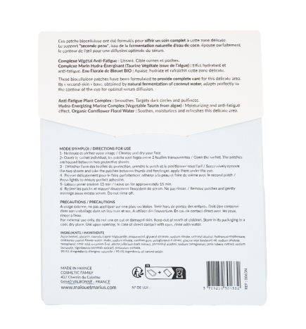 bio-cellulose eye patches awaken and smooth your look instantly.