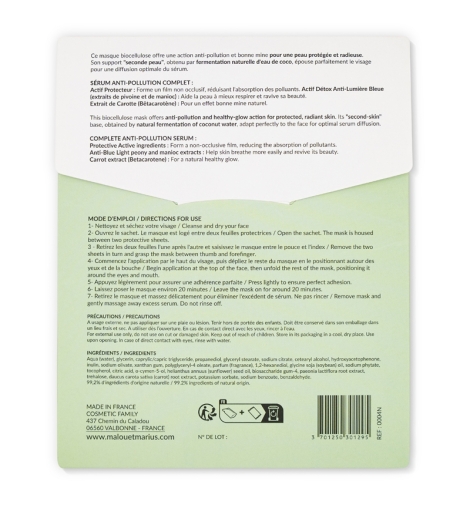 5-PACK DETOX & ANTI-POLLUTION MASKS TREATMENT