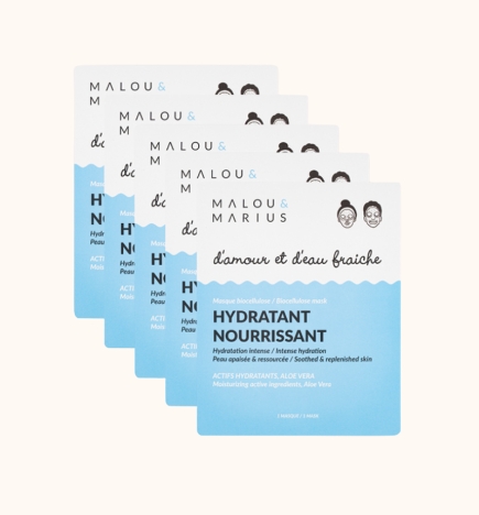 cure de 5 masques hydratant et nourrissant