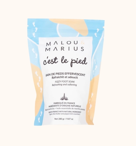 Bain de pieds effervescent / nourrissant-relaxant / 100% naturel