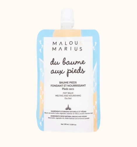Baume pieds secs nourrissant / 100% naturel / huiles et beurres végétaux