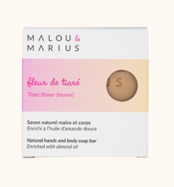 Soap with Sweet Almond Oil, Tiare Flower Scent / Nourishing
