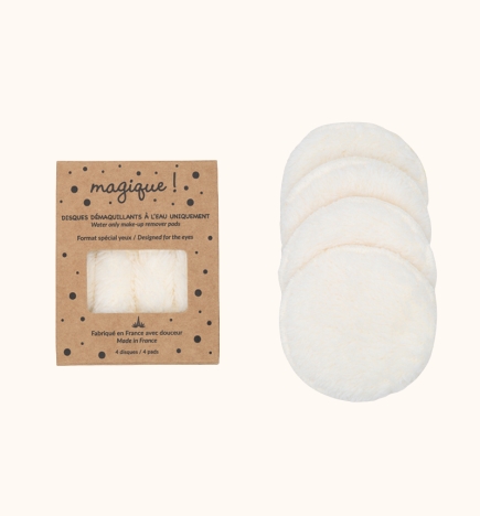 MAKE-UP REMOVER PADS WATER ONLY WHITE