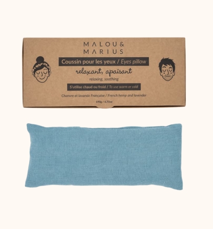 Duck blue eyes pillow