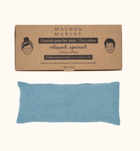 Duck blue eyes pillow