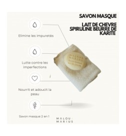 SAVON MASQUE LAIT DE CHEVRE