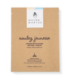 This organic cellulose mask is made of 100% natural fibers