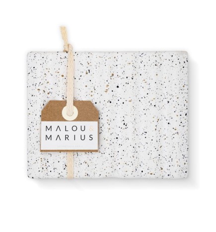 Porte Savons Double Moucheté / céramique Recyclée