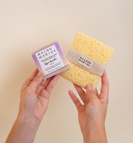 BODY SPONGE AND FIG SOAP DUO