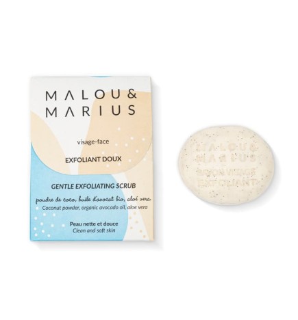 Exfoliant doux enrichi en poudre de coco