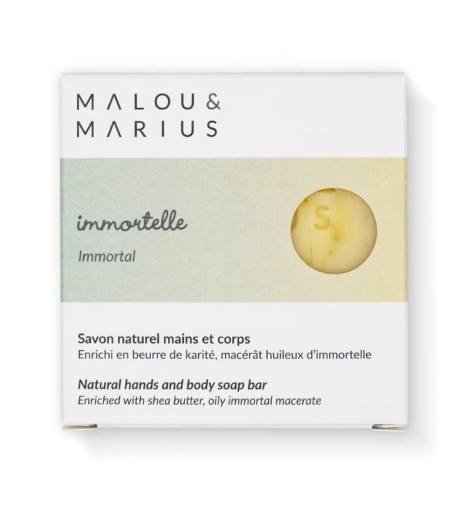 Natural Soap with the sweet scent of Immortelle enriched with Shea Butter